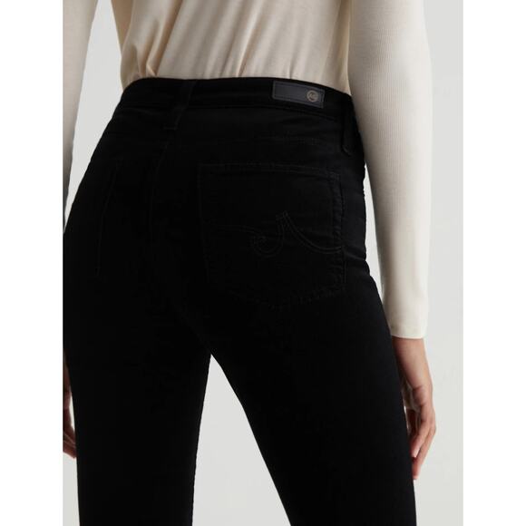 $245 AG Jeans Farrah Boot Velvet Super Black - 27 - Picture 5 of 13